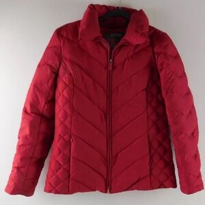Kenneth Cole reaction read down in feather filled jacket size medium